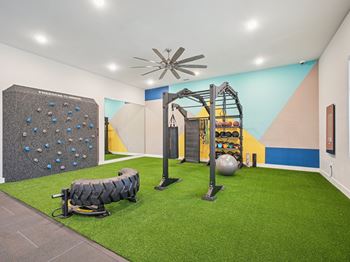 State-of-the-art gym and spin studio